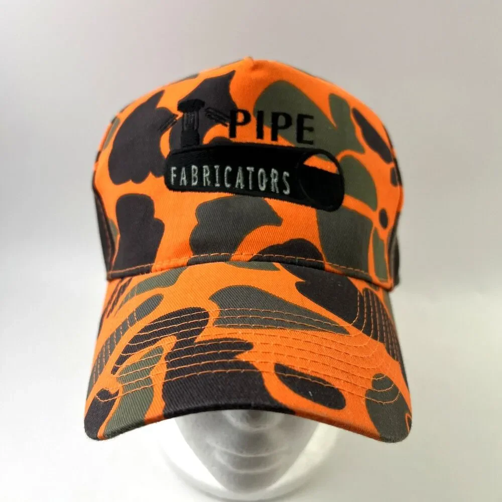 Pipe Fabricators Otto Orange Hunting Snapback